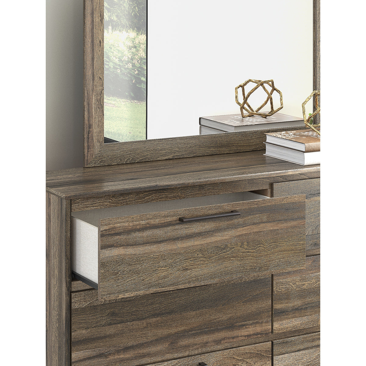 Elbrim King Panel Bed, Dresser, Mirror and Nightstand (PCB2005-SI) - Image 23