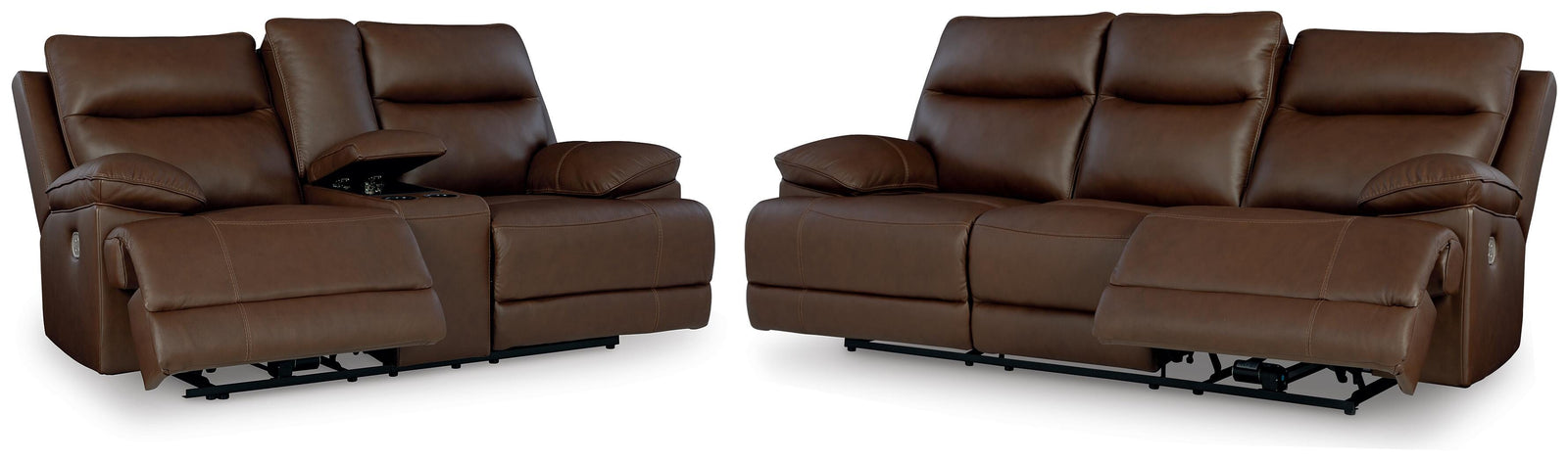 VonRyan Power Reclining Sofa and Loveseat (U10400-SI)