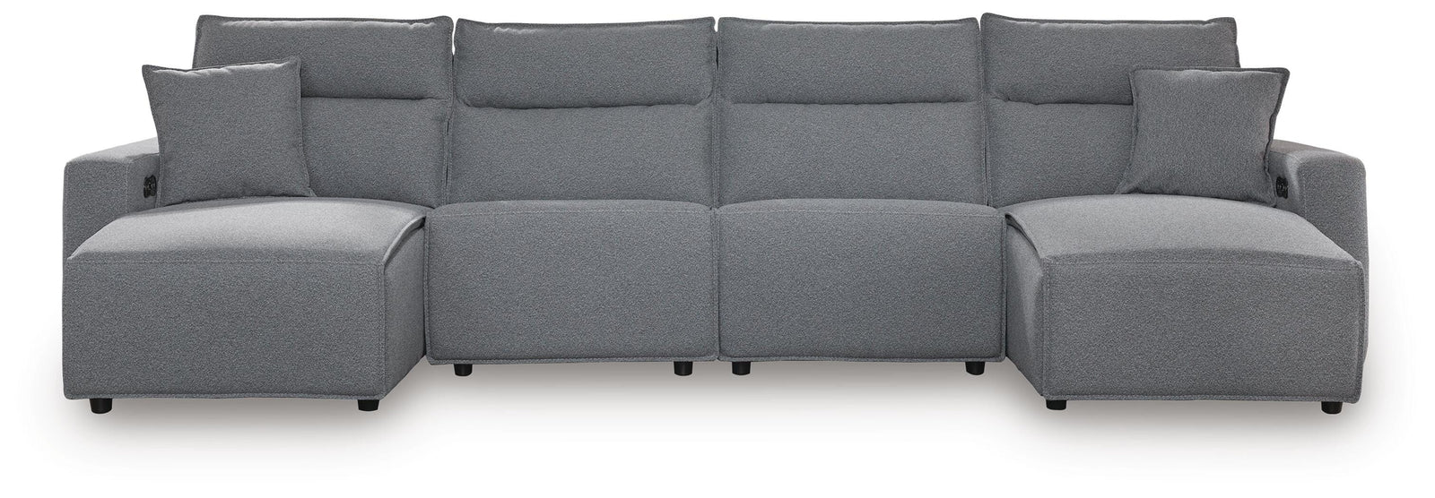 Modmax II 4-Piece Reclining Sectional with Double Chaise (65906-SI)