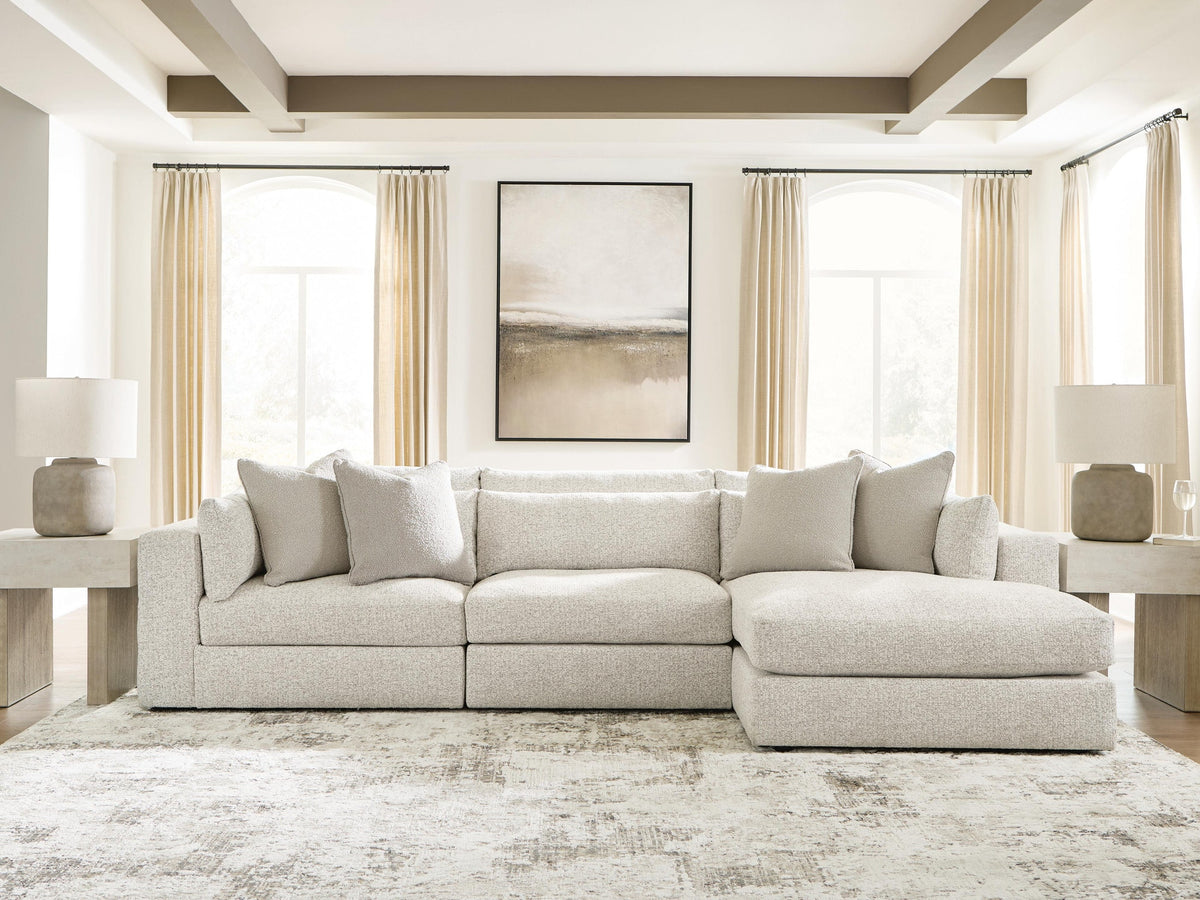 Ashbourne Estate 3-Piece Sectional with Chaise (PC66004-SI)
