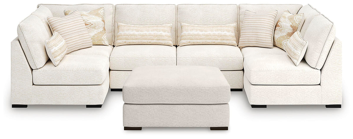 Donelson Creek 4-Piece Sectional and Ottoman (48002-SI)
