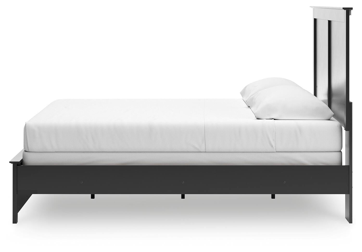 Maribel Panel Bed - Black  (B138-SI) - Image 6