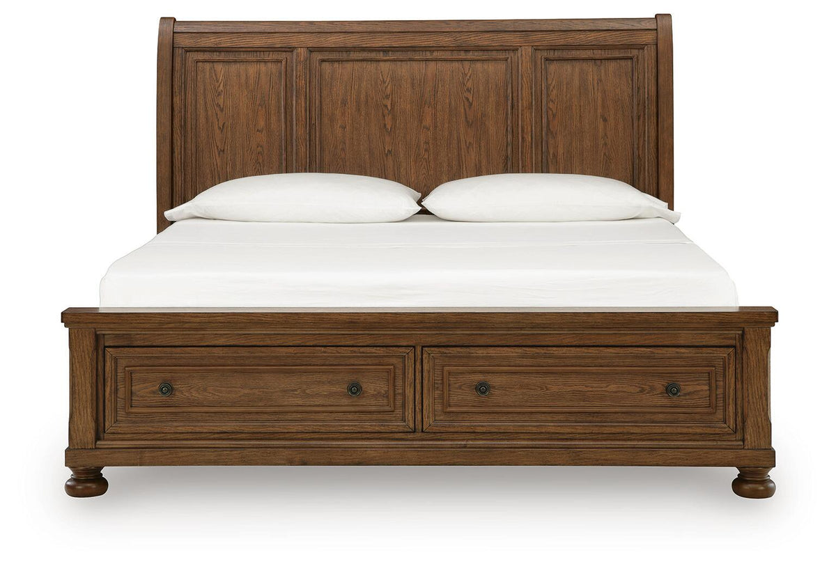 Zackaryn King Sleigh Storage Bed (PCB807-SI) - Image 3