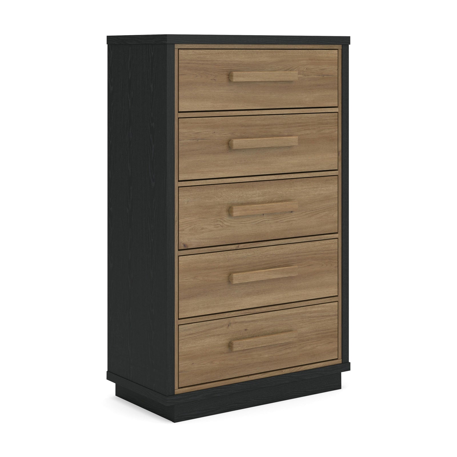 Kozmour Chest of Drawers - Black/Brown  (EB1460-SI)