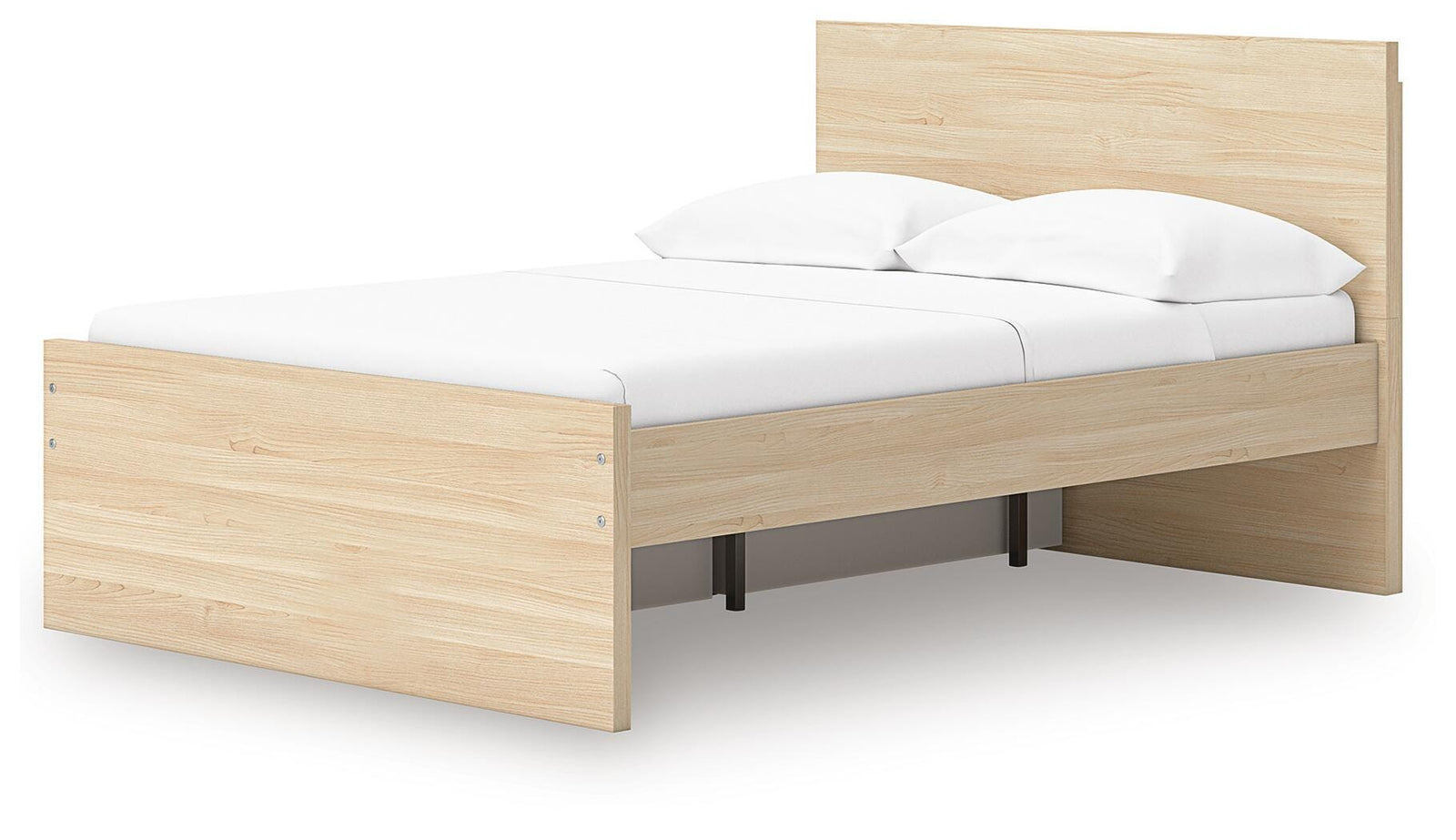 Onita Panel Platform Bed with 1 Side Storage (Youth) - Natural  (EB9632-SI) - Image 5