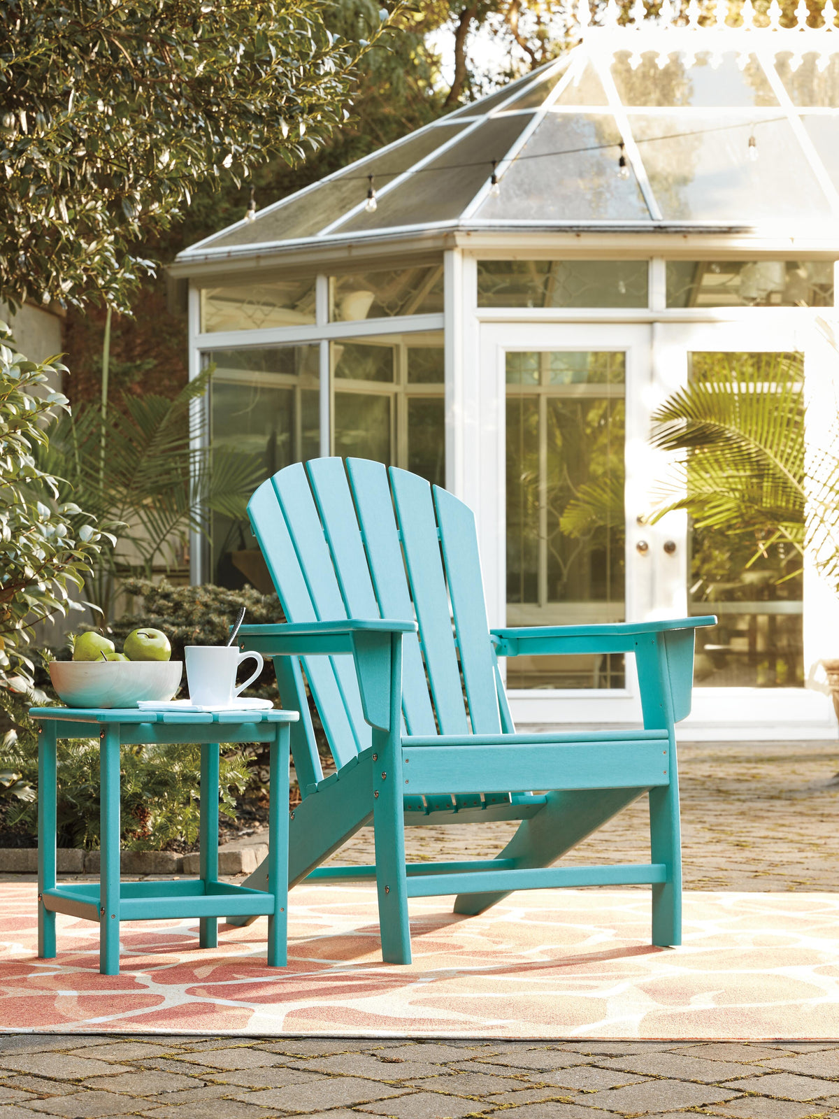 Sundown Treasure Adirondack Chair with End Table (P012-SI) - Image 4