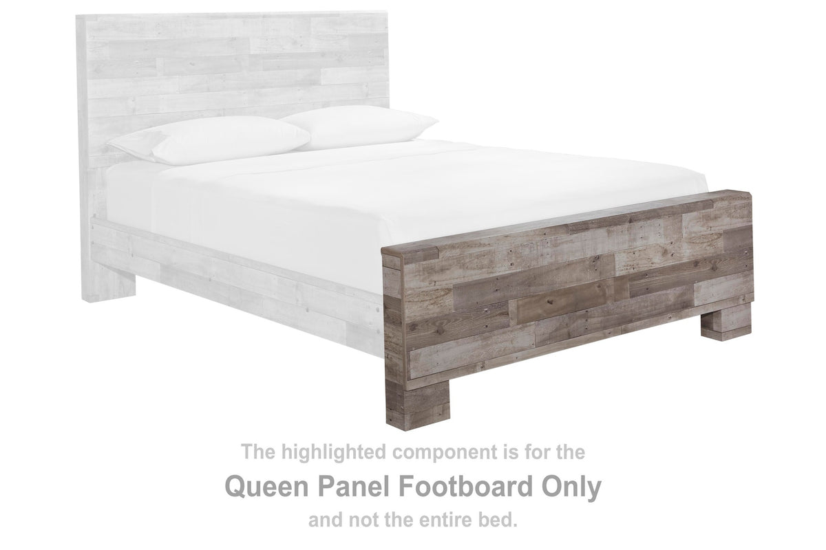 Effie Panel Footboard - Whitewash  (B255-SI) - Image 8