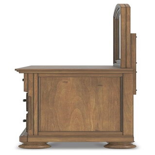 Feddinger King Panel Bed, Dresser, Mirror, Chest and 2 Nightstands (PCB779-SI) - Image 7