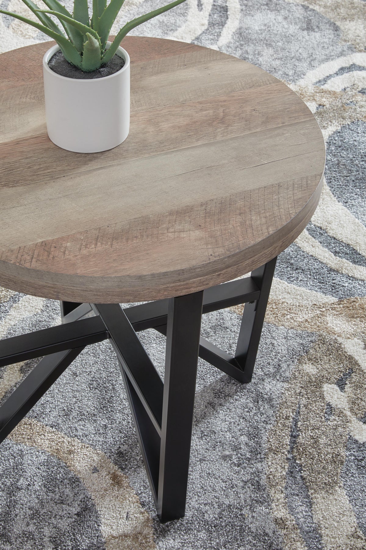 Deanlee Table (Set of 3) - Grayish Brown/Black  (T235-SI) - Image 5
