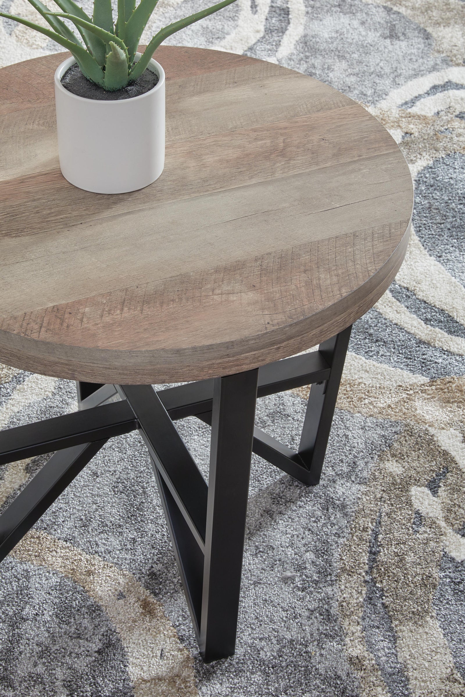 Deanlee Table (Set of 3) - Grayish Brown/Black  (T235-SI) - Image 5