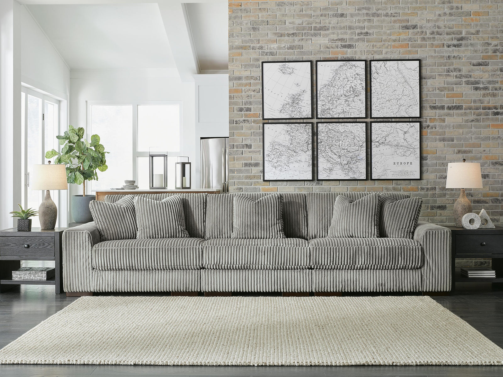 Lindyn 3-Piece Sectional Sofa (21105-SI) - Image 2