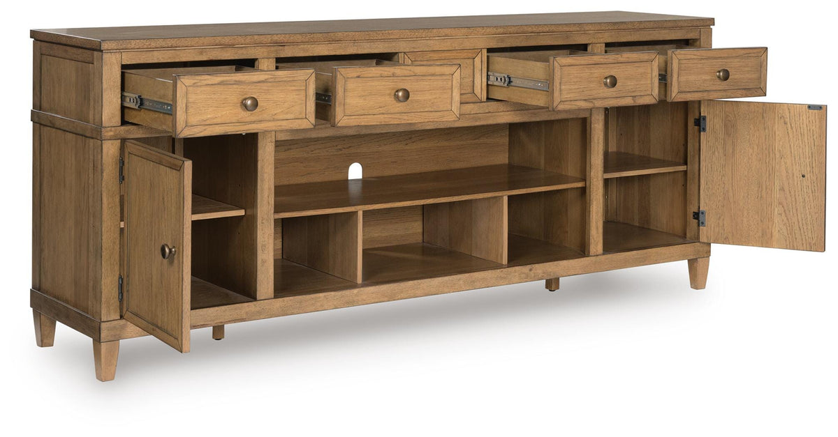 Sharlance 81 TV Stand (W655-SI) - Image 3