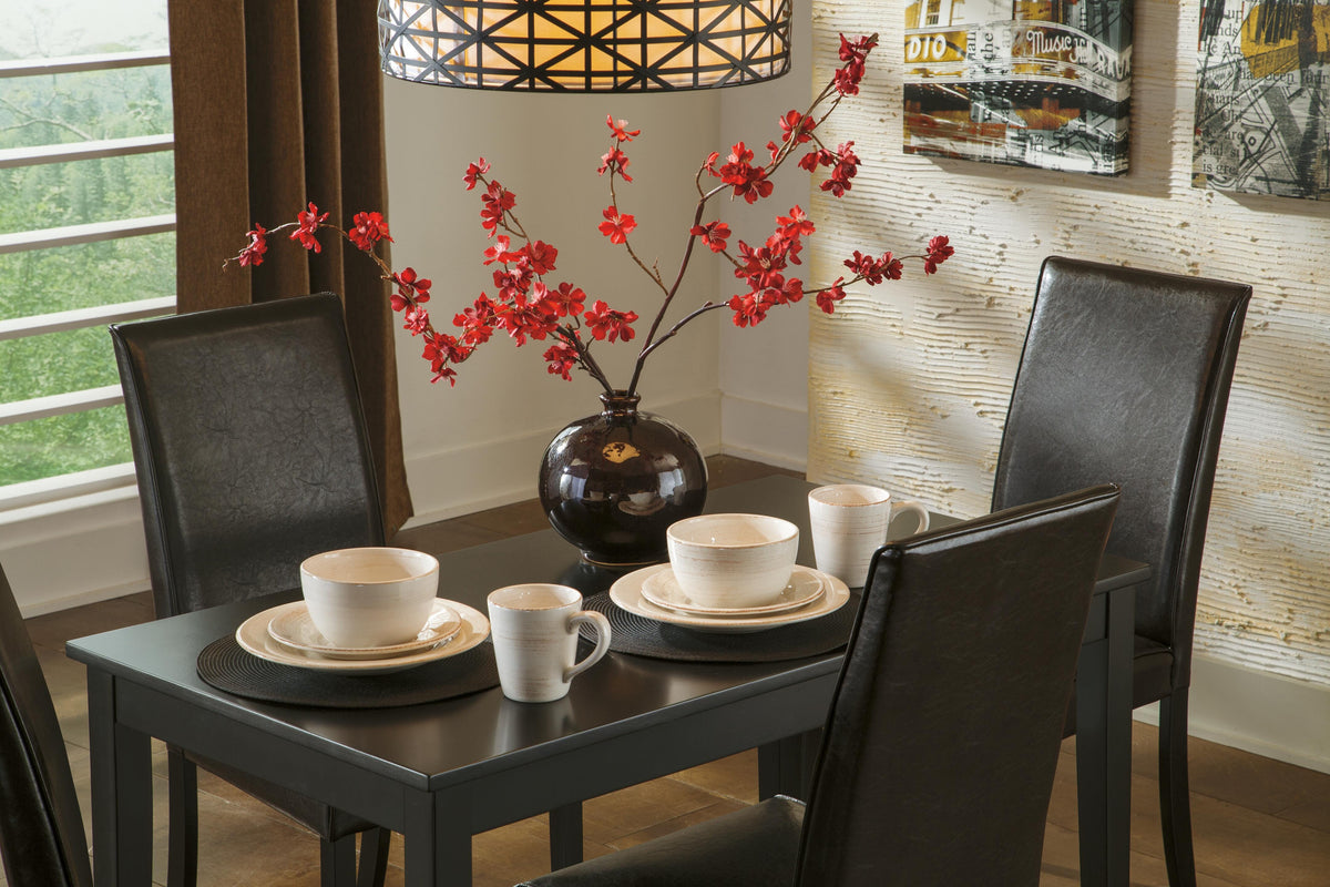Kimonte Dining Table and 4 Chairs (D250-SI) - Image 4