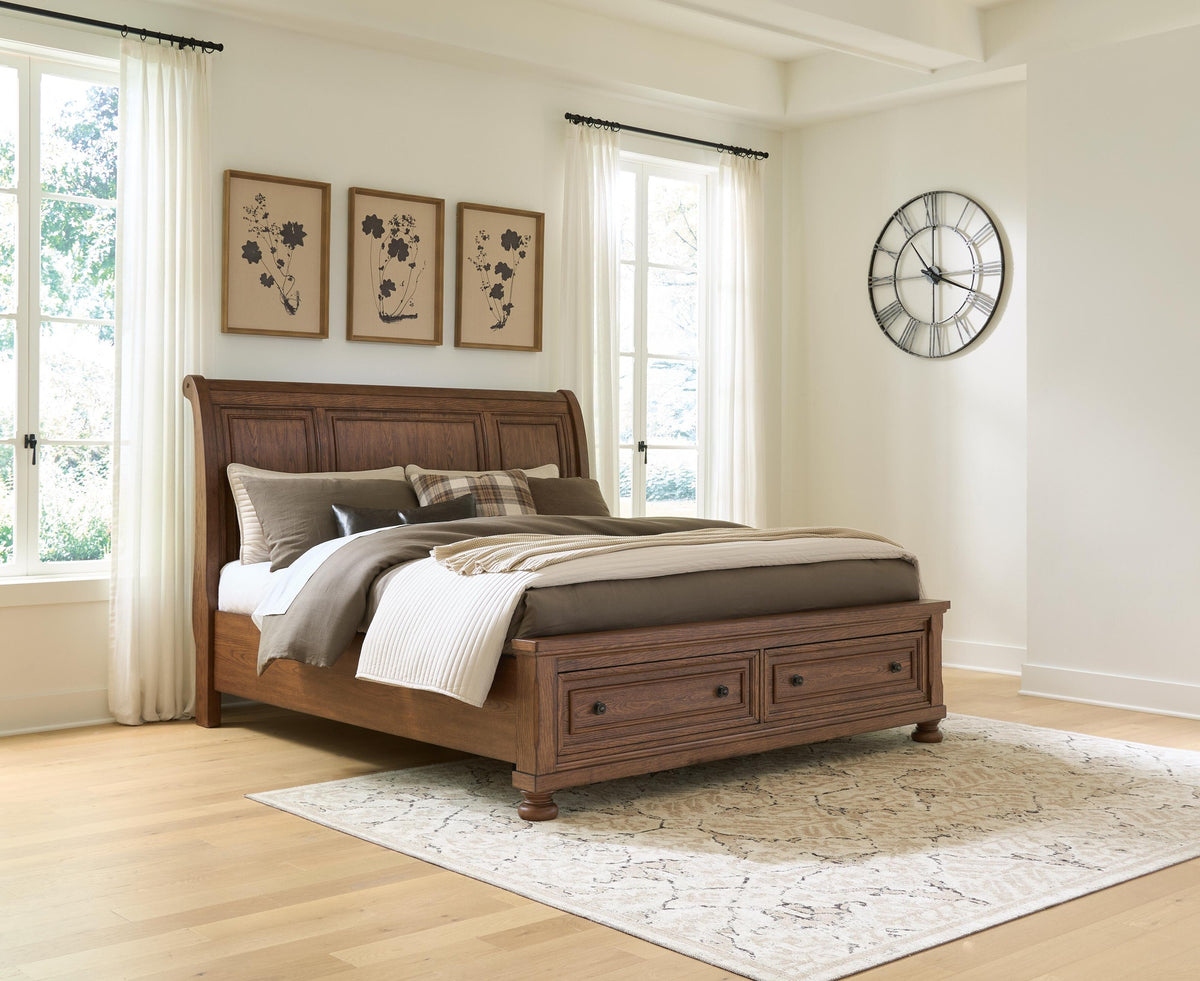 Zackaryn King Sleigh Storage Bed (PCB807-SI) - Image 6