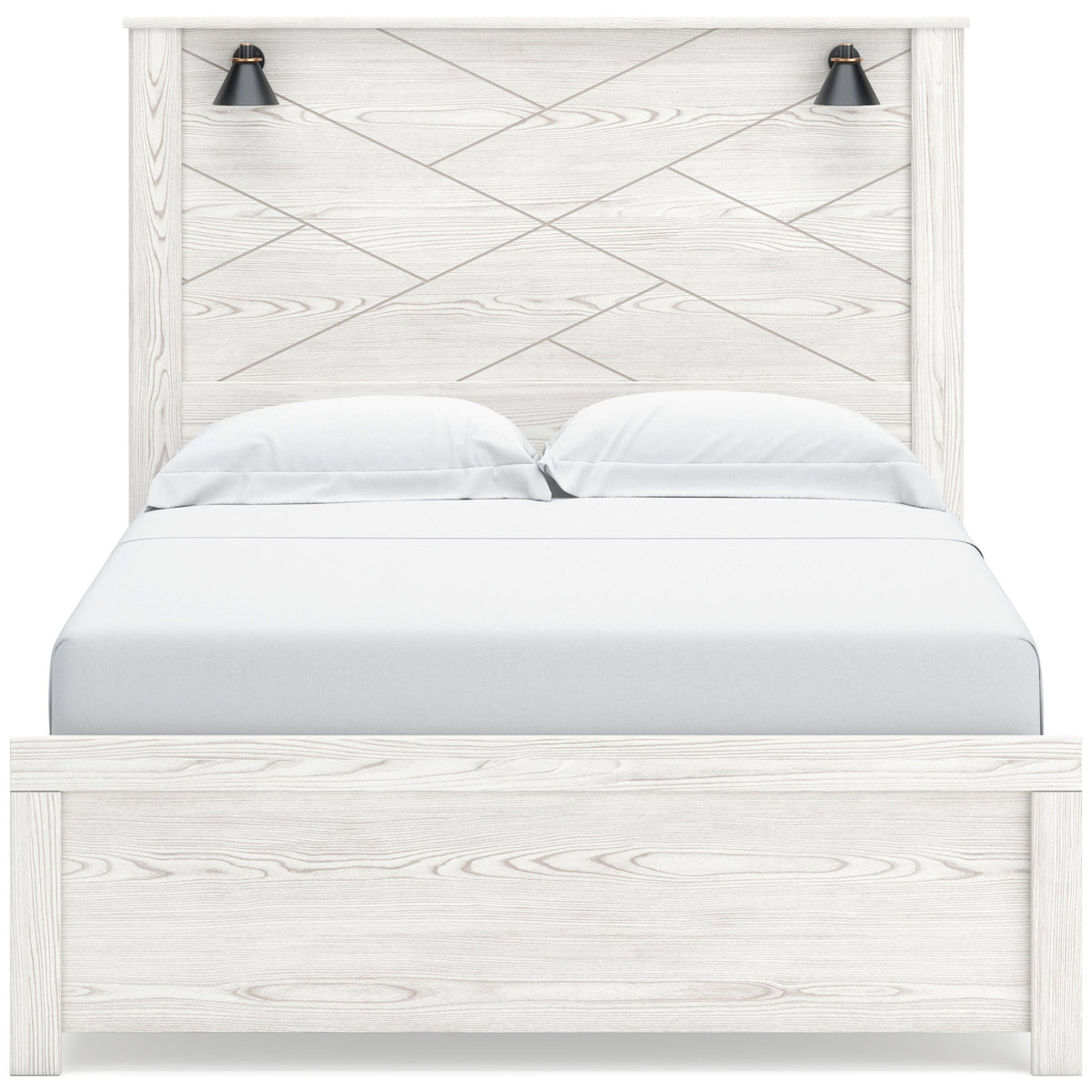 Gerridan Panel Bed, Dresser, Chest and Nightstand - White/Gray  (B1190-SI) - Image 21