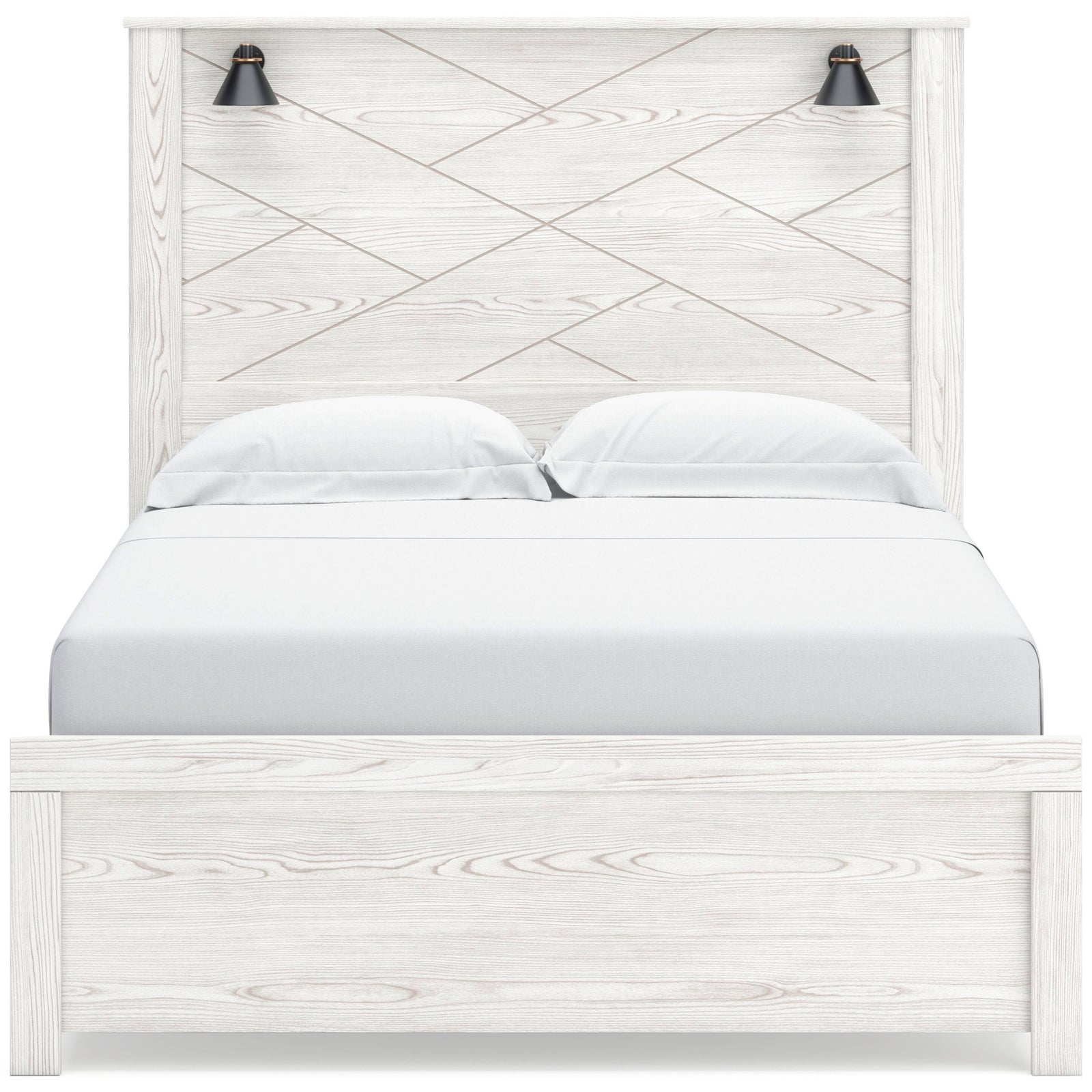Gerridan Panel Bed, Dresser, Chest and Nightstand - White/Gray  (B1190-SI) - Image 21