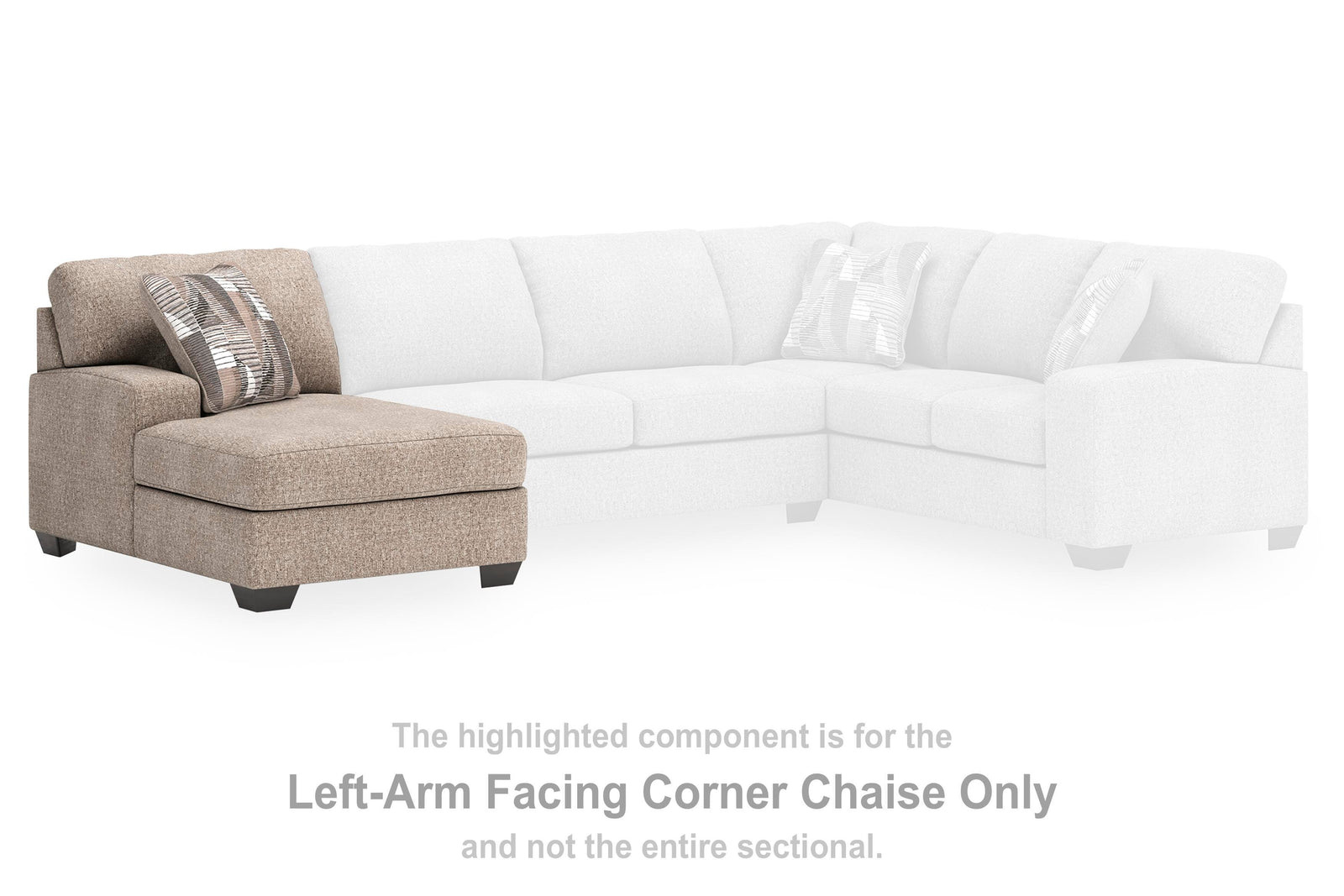 Newellen Left-Arm Facing Sofa with Corner Wedge (48404-SI) - Image 9