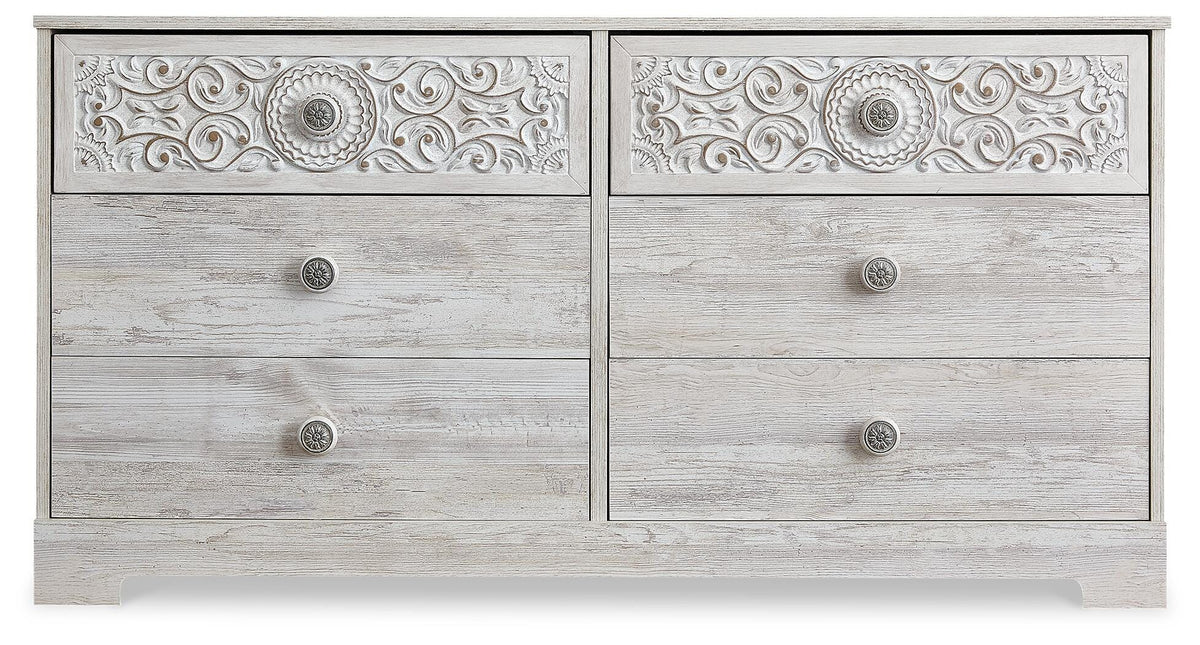 Paxberry Dresser - Whitewash  (EB1811-SI)