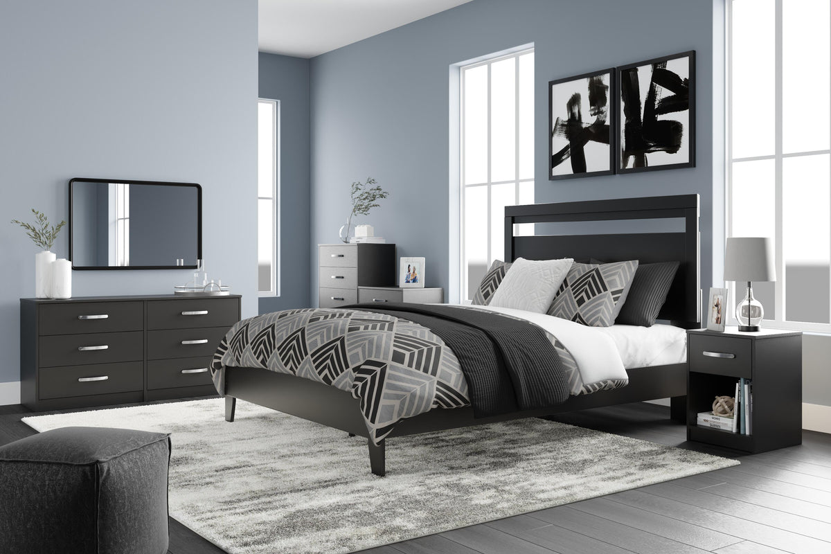 Finch Dresser - Black  (EB3392-SI) - Image 9