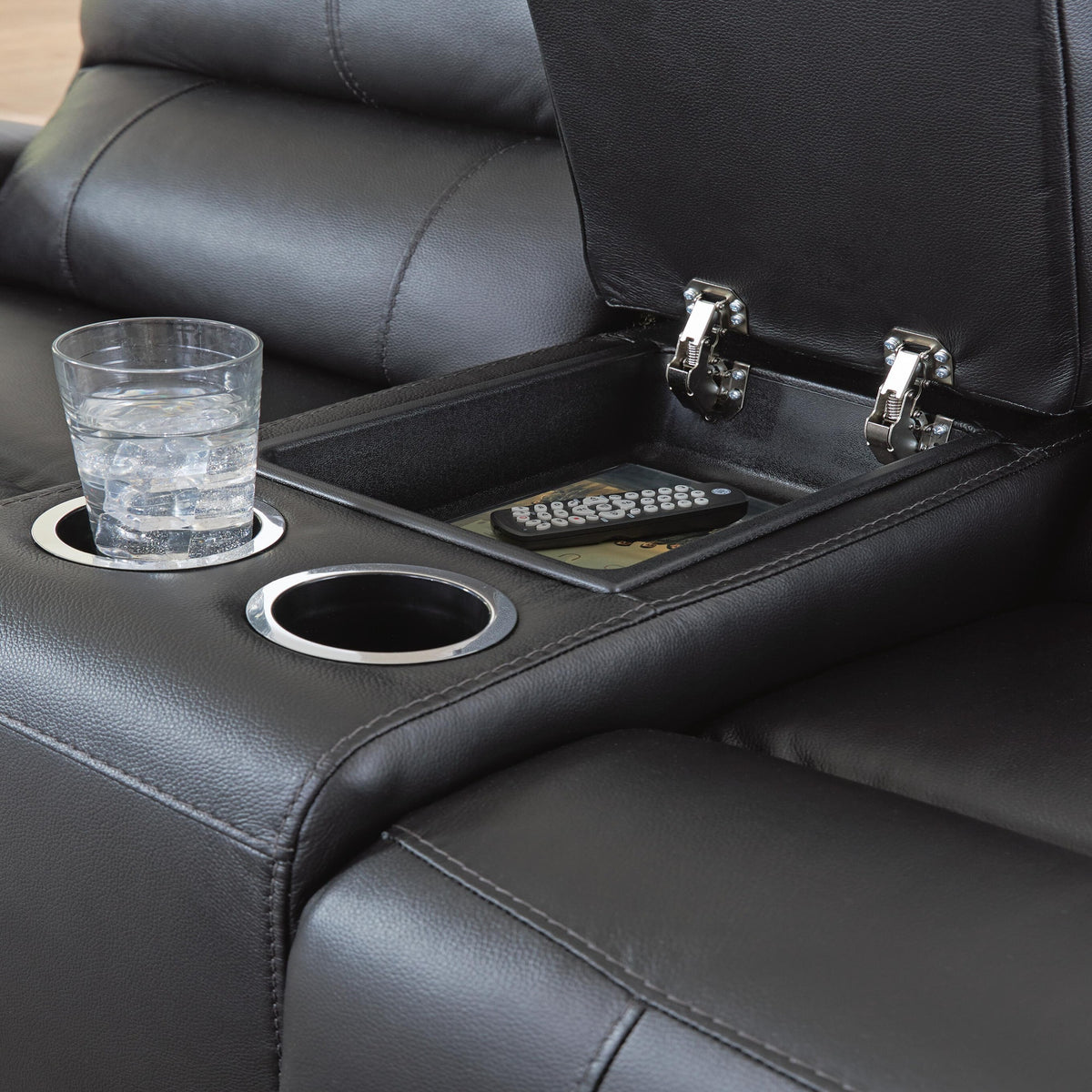 Glossmore Reclining Loveseat with Console (PCU11700-SI) - Image 19