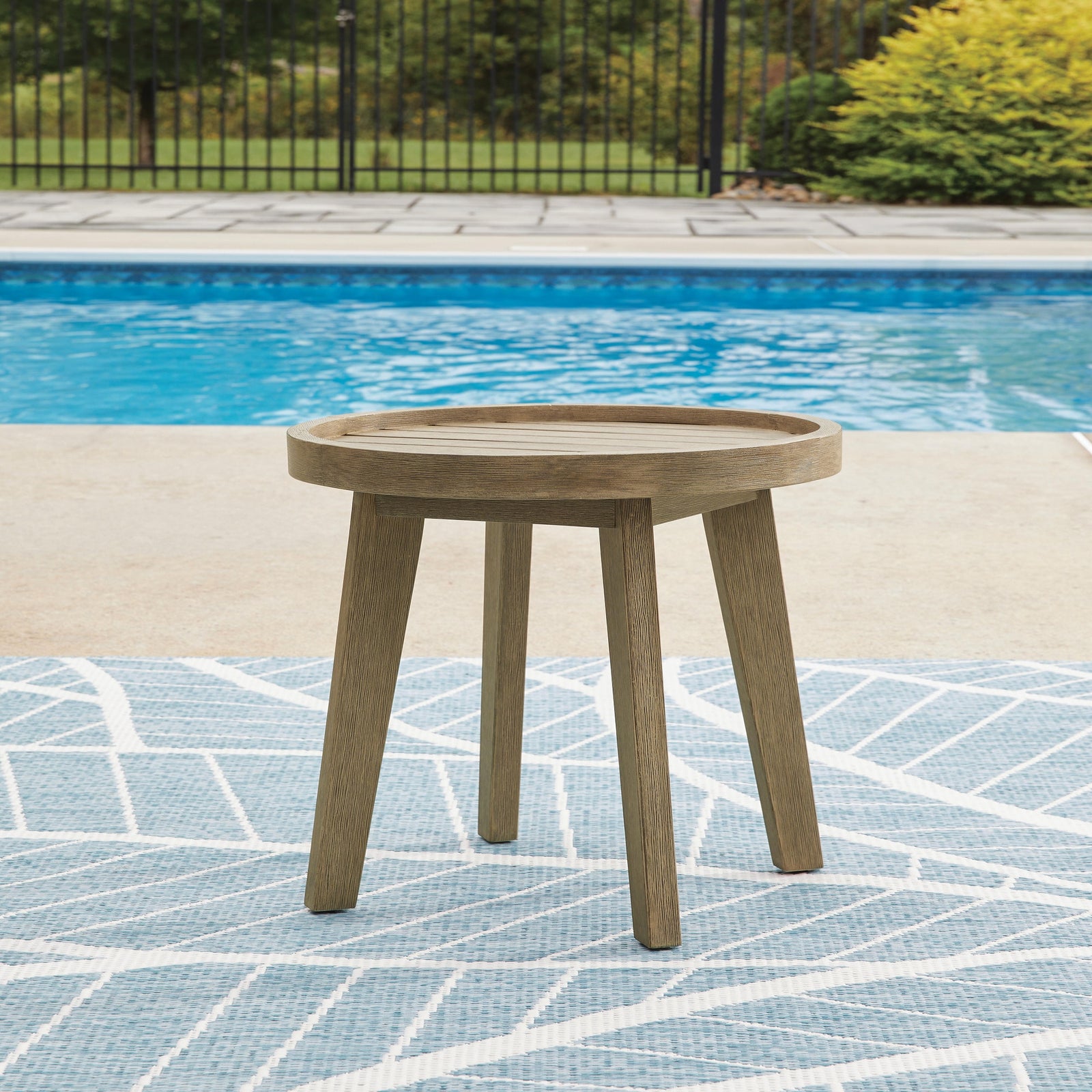 Marina Sun Outdoor End Table (PCP204-SI) - Image 2