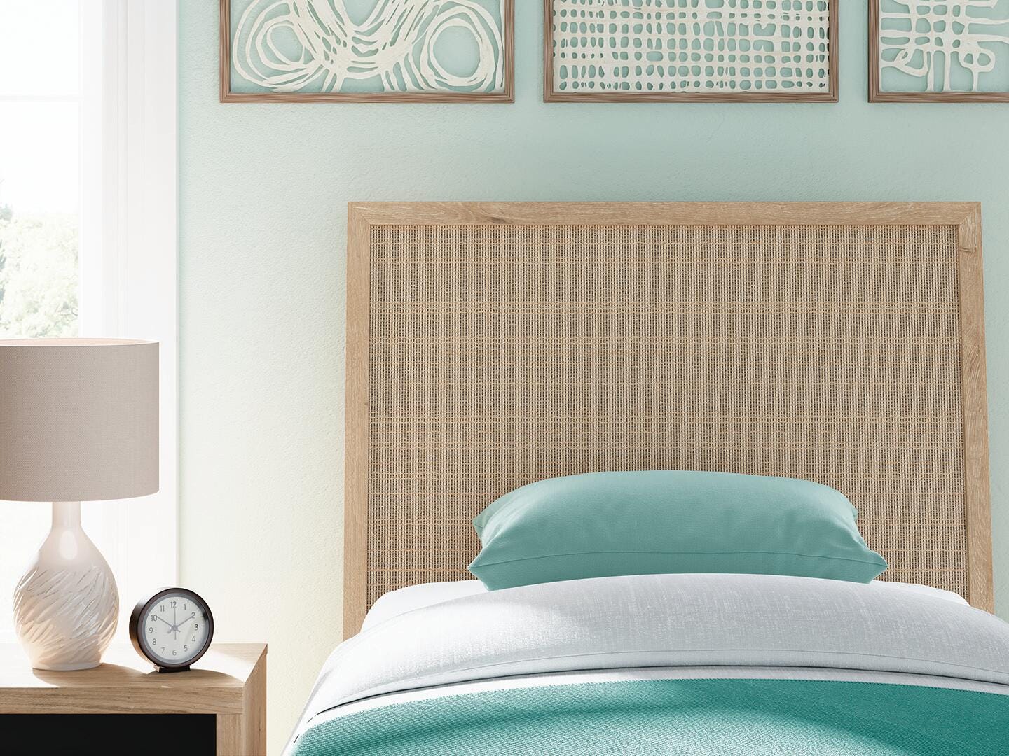 Cielden Panel Bed (Youth) - Two-tone  (B1199-SI) - Image 9