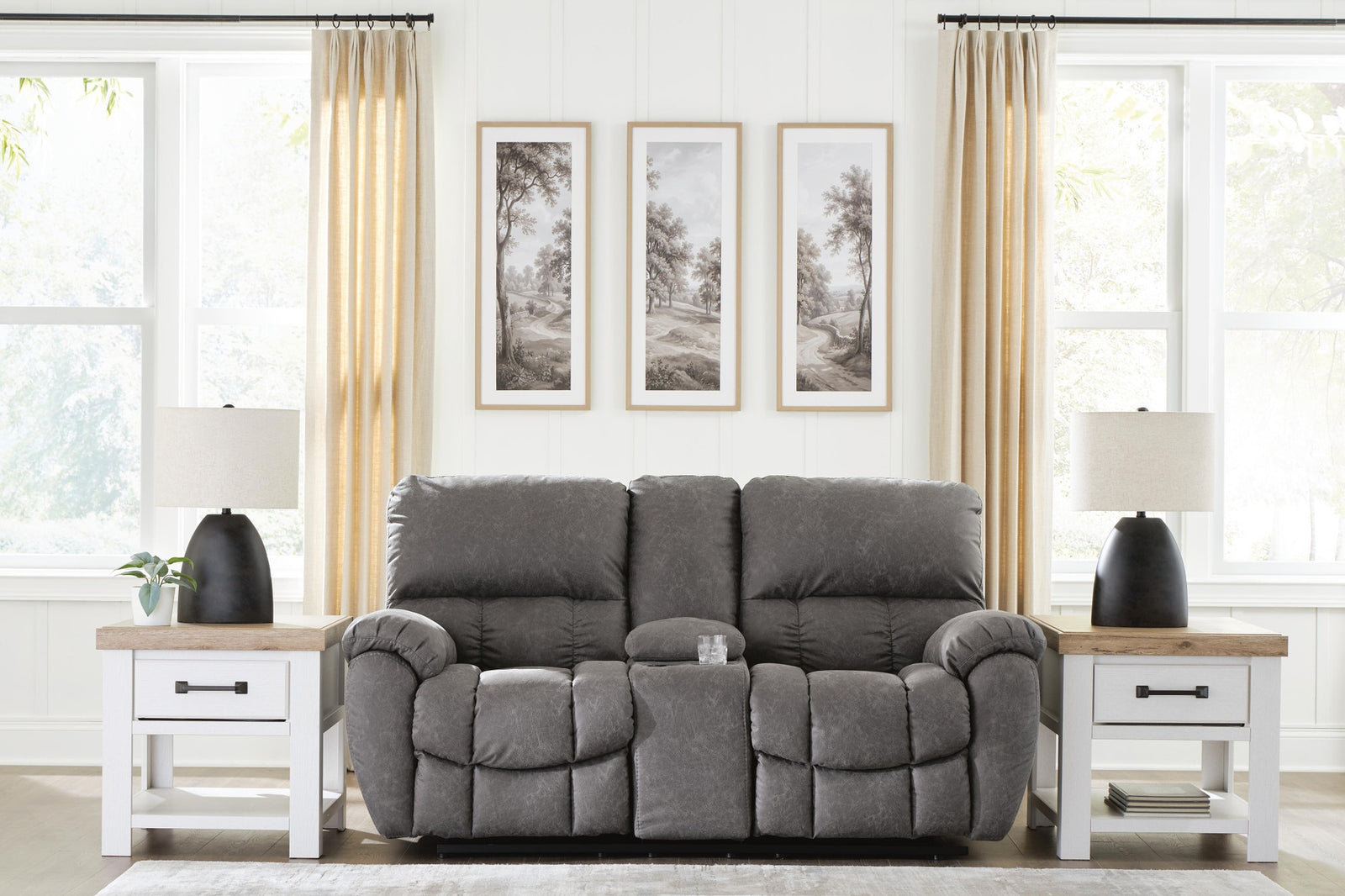 Bakerstein Power Reclining Loveseat with Console (PC12503-SI) - Image 13