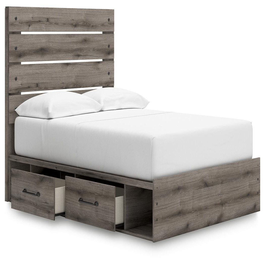 Graystorm Full Panel Bed with Storage (PCB2405-SI) - Image 4