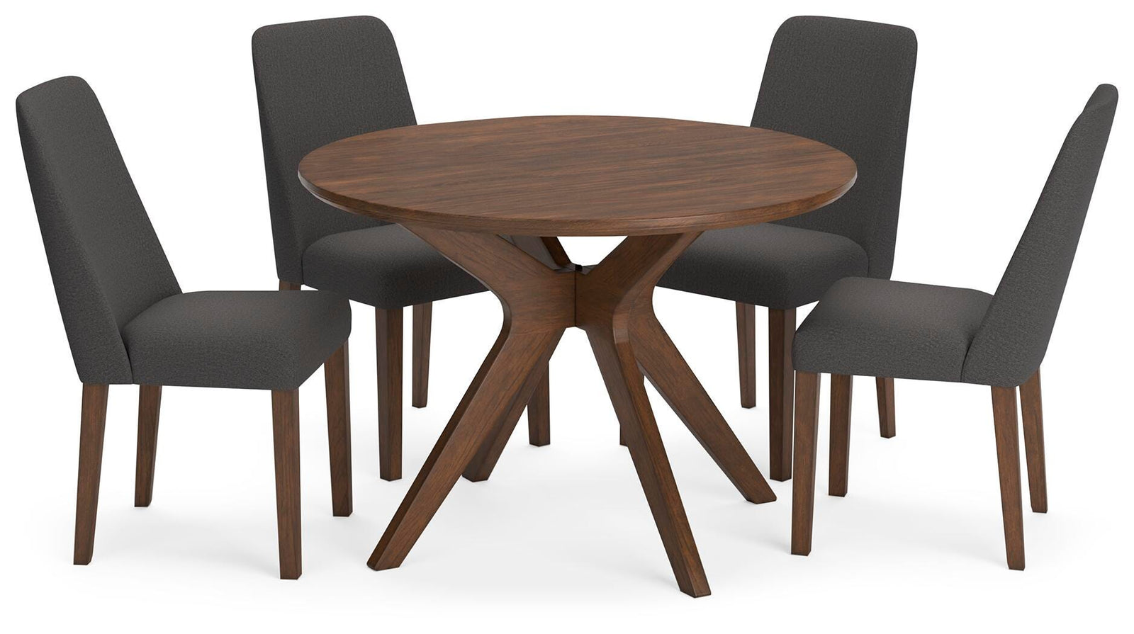 Lyncott Dining Table and 2 Chairs (D615-SI)