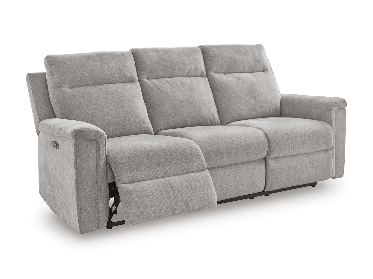 Barnsana Power Reclining Loveseat with Console (33201-SI) - Image 18