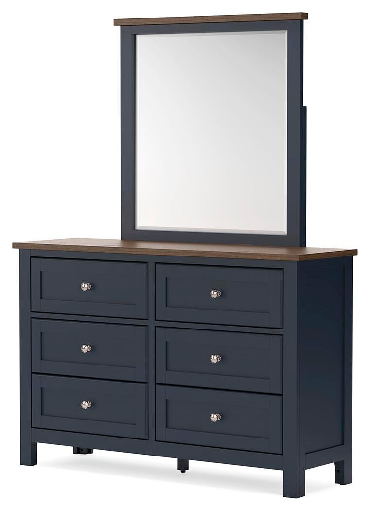 Landocken Panel Bed, Dresser, Mirror and Nightstand (B414-SI) - Image 8