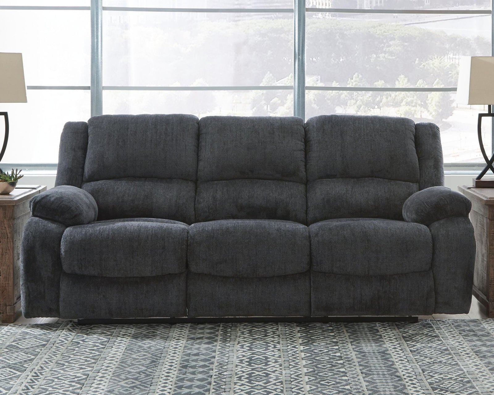 Draycoll Power Reclining Loveseat with Console (76504-SI) - Image 19