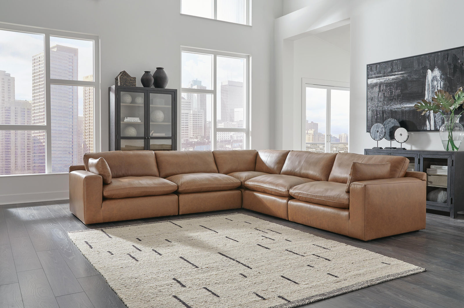 Emilia 5-Piece Sectional (30901-SI) - Image 2