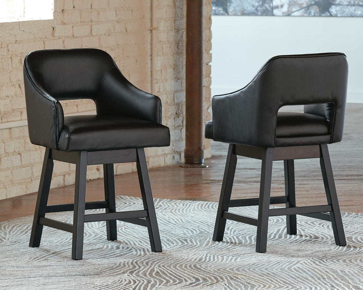 Tallenger Counter Height Bar Stool (Set of 2) (D380-SI) - Image 3