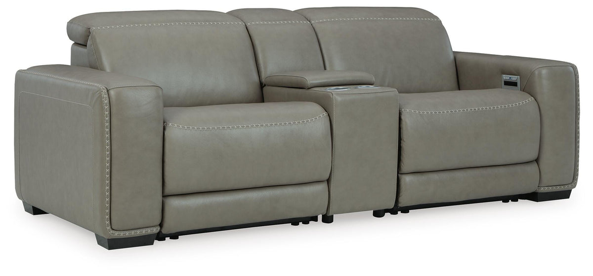 Correze 3-Piece Power Reclining Sectional Loveseat (U94202-SI) - Image 3