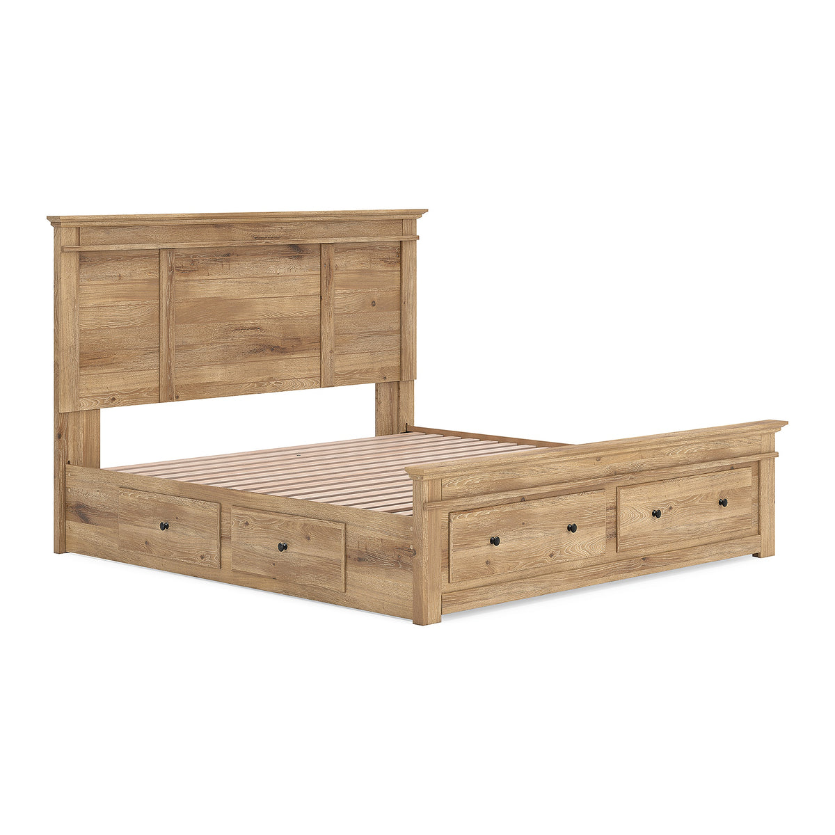 Makidern King Panel Storage Bed (PCB1170-SI) - Image 3