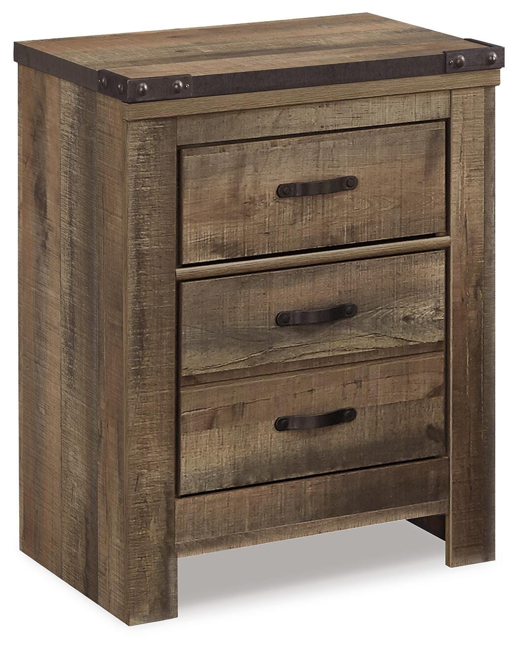 Trinell Panel Bed and 2 Nightstands (B446-SI) - Image 3