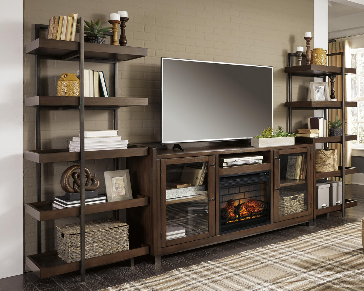 Starmore 3-Piece Wall Unit with Electric Fireplace (W633-SI) - Image 4