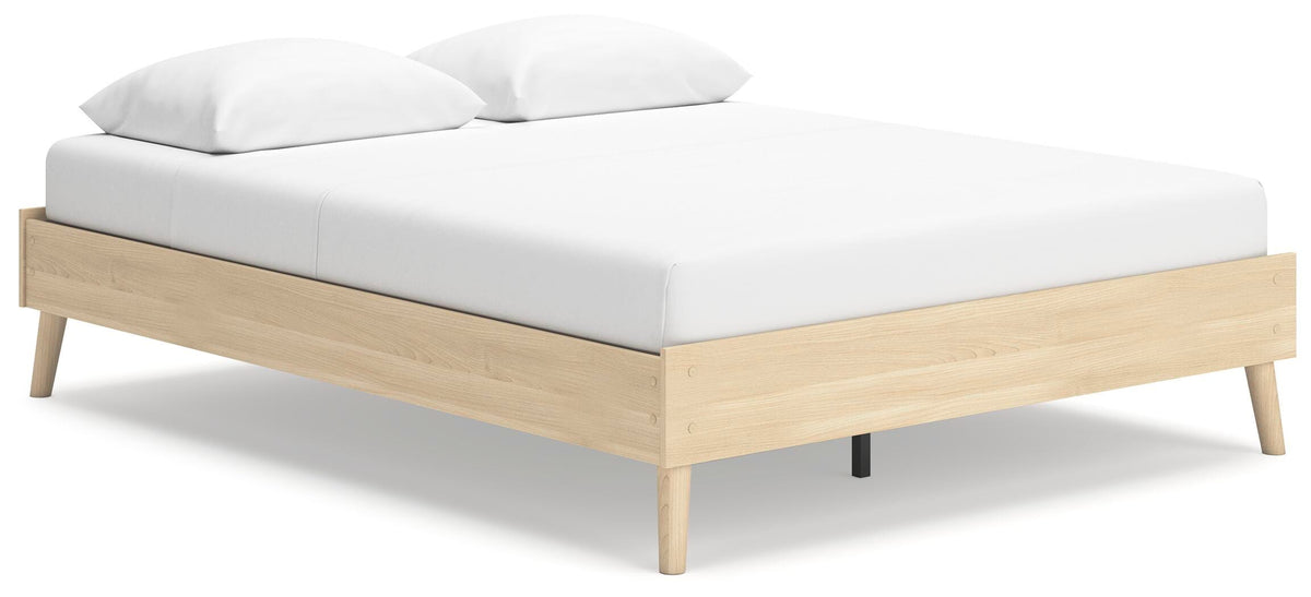 Cabinella Platform Bed - Tan  (EB2444-SI)
