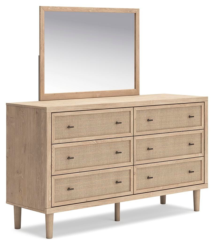 Cielden Upholstered Bed, Dresser and Mirror (B1199-SI) - Image 3