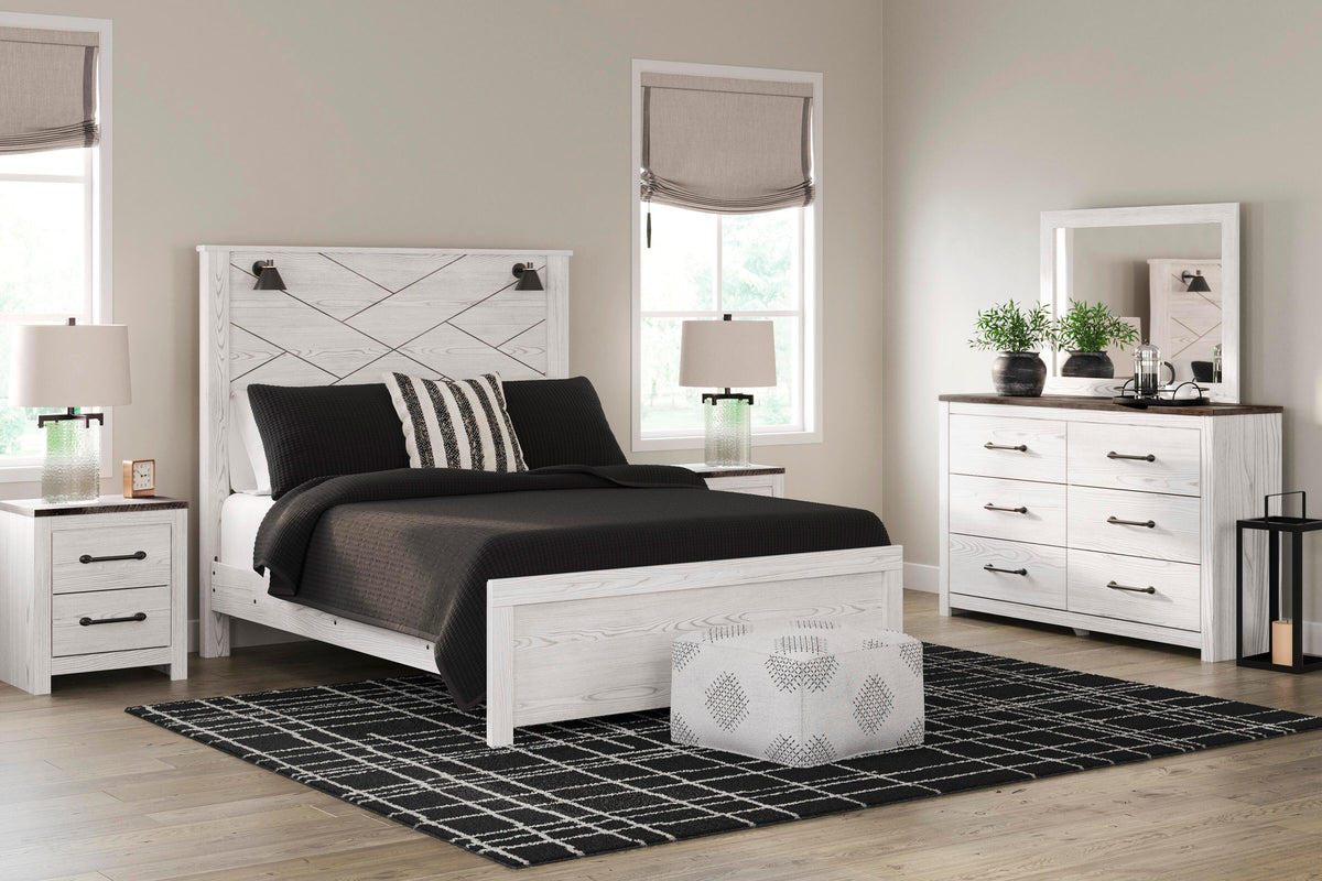 Gerridan Panel Bed - White/Gray  (B1190-SI) - Image 8