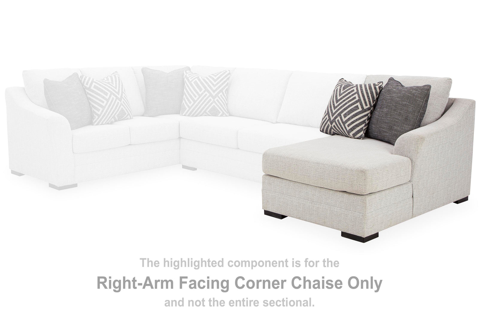 Koralynn Right-Arm Facing Sofa with Corner Wedge (54102-SI) - Image 22