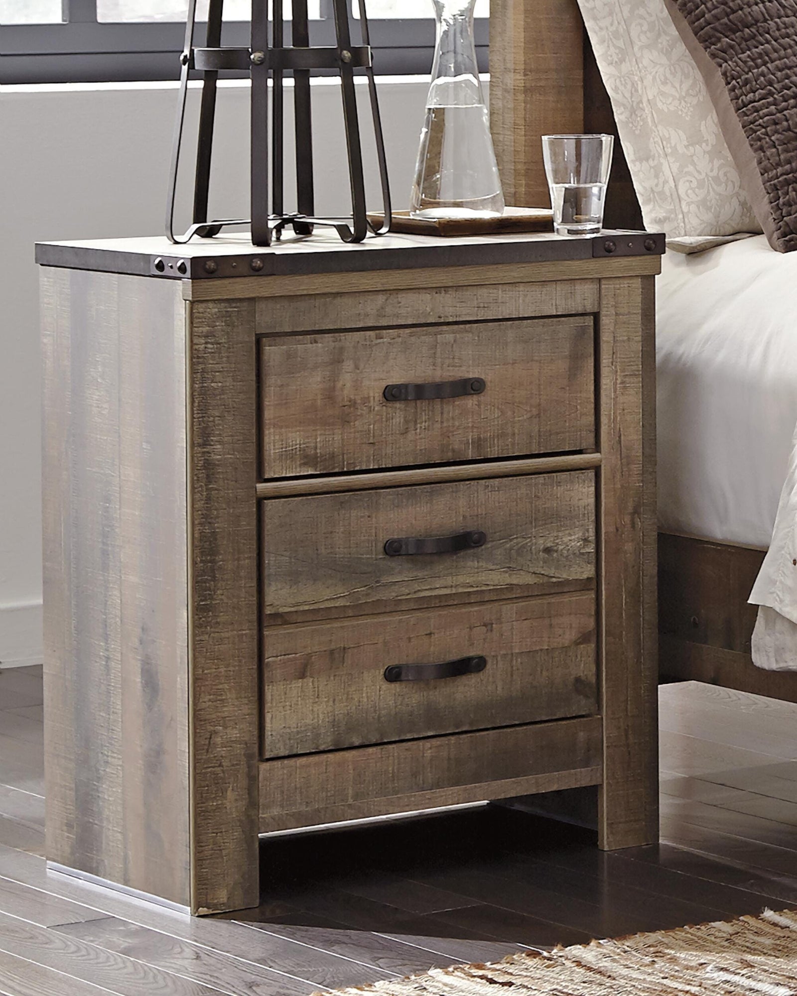 Trinell Nightstand - Brown  (B446-SI) - Image 5