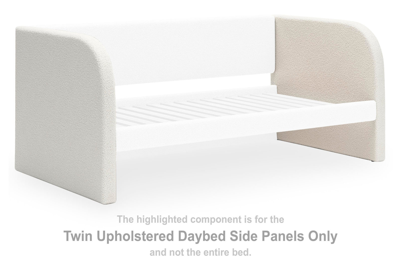 Arloster Full Upholstered Daybed Panel/Rails/Slats (PCB1566-SI) - Image 8