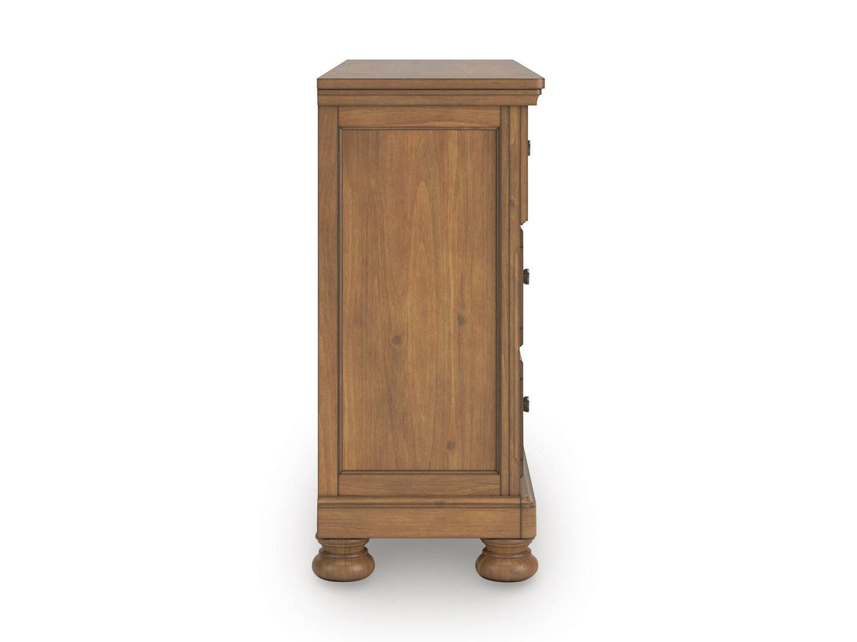 Feddinger California King Panel Storage Bed, Dresser and Nightstand (PCB779-SI) - Image 5