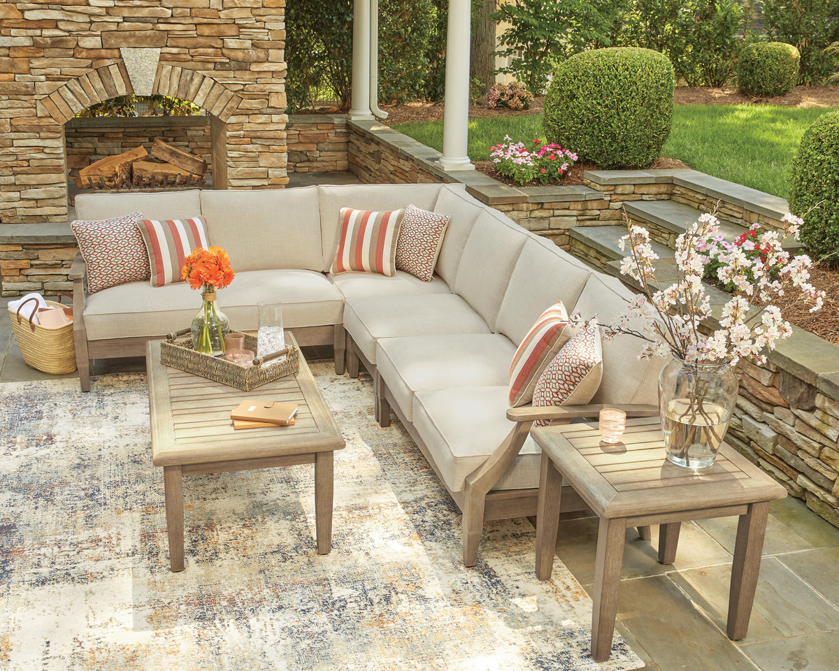 Clare View 4-Piece Outdoor Sectional (P801-SI) - Image 4