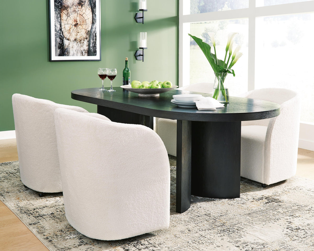 Rowanbeck Dining Table and 4 Chairs (D821-SI) - Image 11