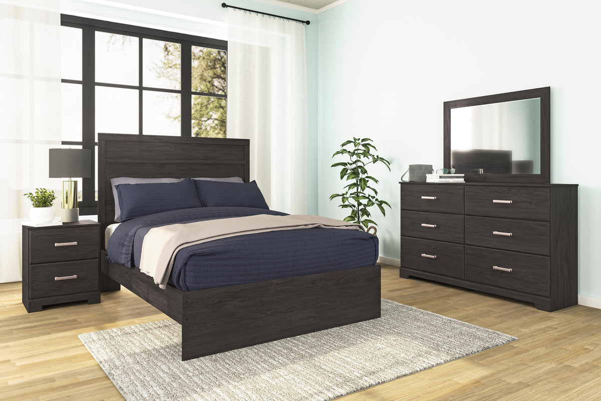 Belachime Dresser and Mirror - Charcoal  (B2589-SI) - Image 3
