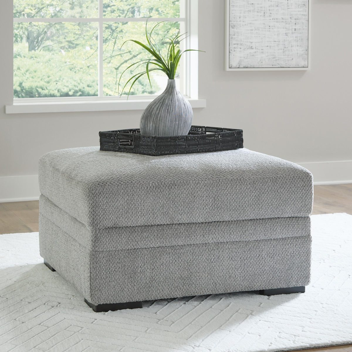 Casselbury Ottoman With Storage (52906-SI) - Image 5