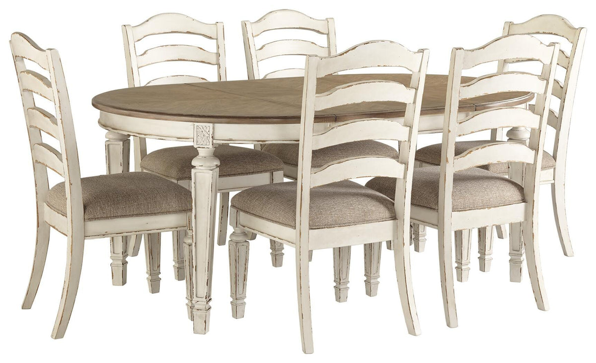 Realyn Dining Table and 6 Chairs (D743-SI) - Image 2